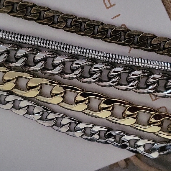 Jenny bird stacked chain bracelet - Picture 2 of 2